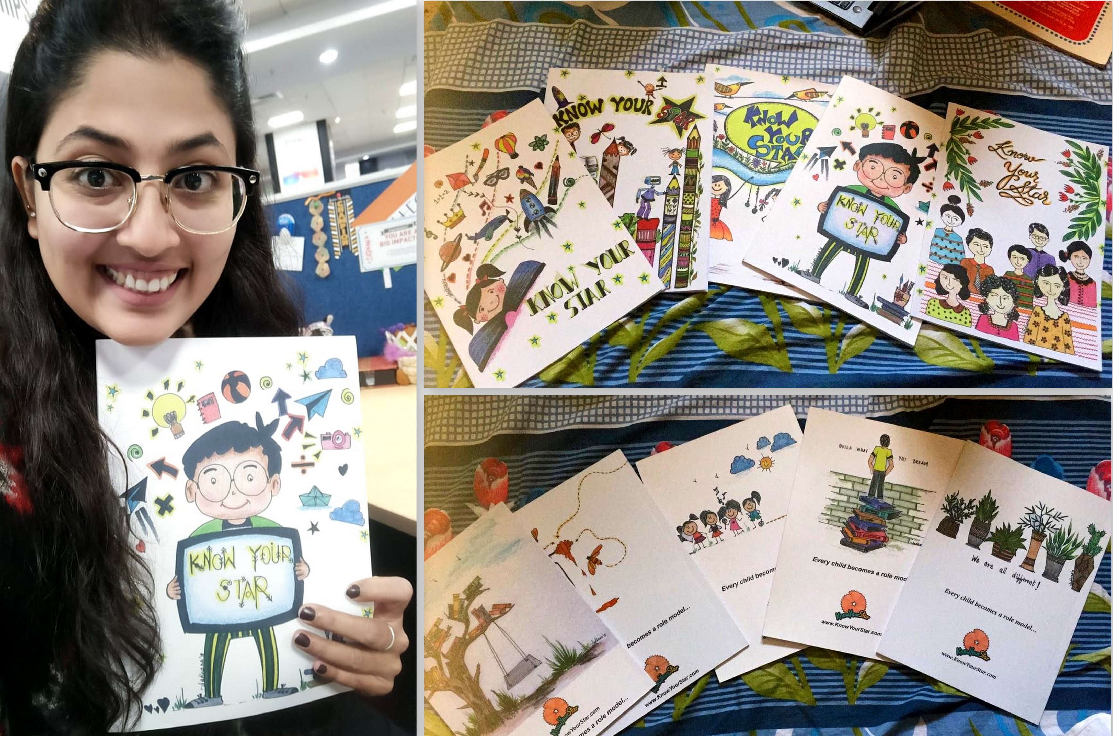 Sadhana Konnur – A Volunteer Artist’s Journey Of Illustrating For The Know Your Star Book Series